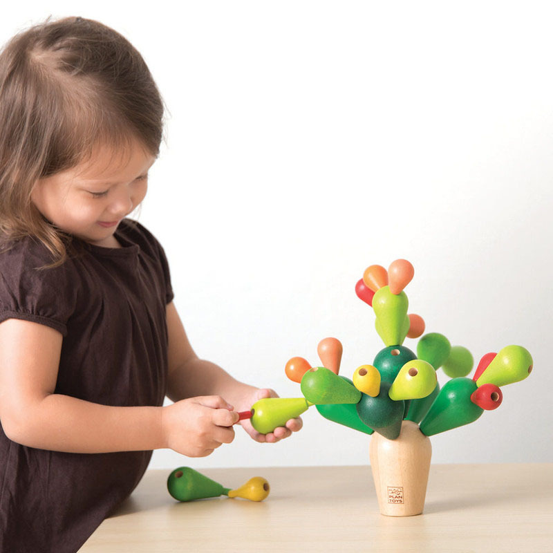 Plan Toys Balancing Cactus, Ages 3+, Multicolour