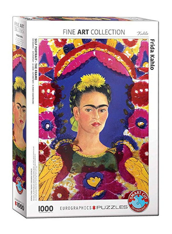 EuroGraphics 1000-Piece Set Self Portrait Frame By Frida Kahlo Puzzle