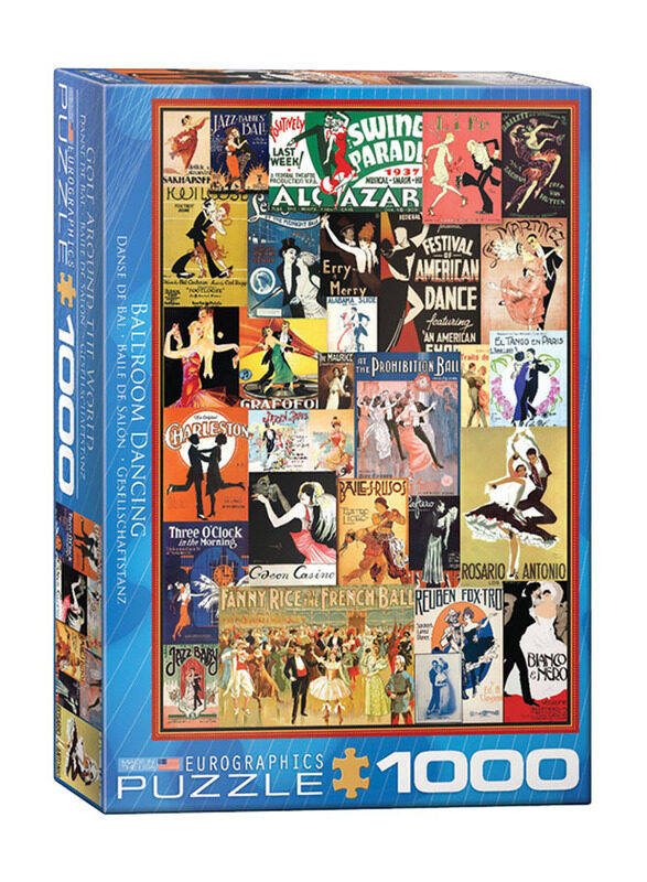 

Eurographics 1000-Piece Ballroom Dancing Puzzle