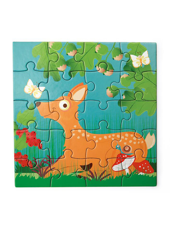 Scratch Europe 2 x 20-Piece Set Forest Life Book To Go Magnetic Puzzle