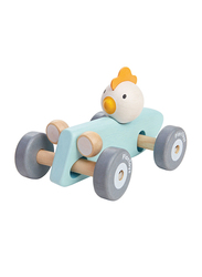 Plan Toys Chicken Racing Car, Ages 1+, Multicolour