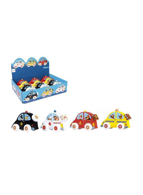 

Scratch Europe Wooden Cars, 12 Pieces, Ages 1+, Multicolour