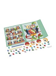 Scratch Europe Owl Magnetic Colours & Shapes Board Game, Age 4+