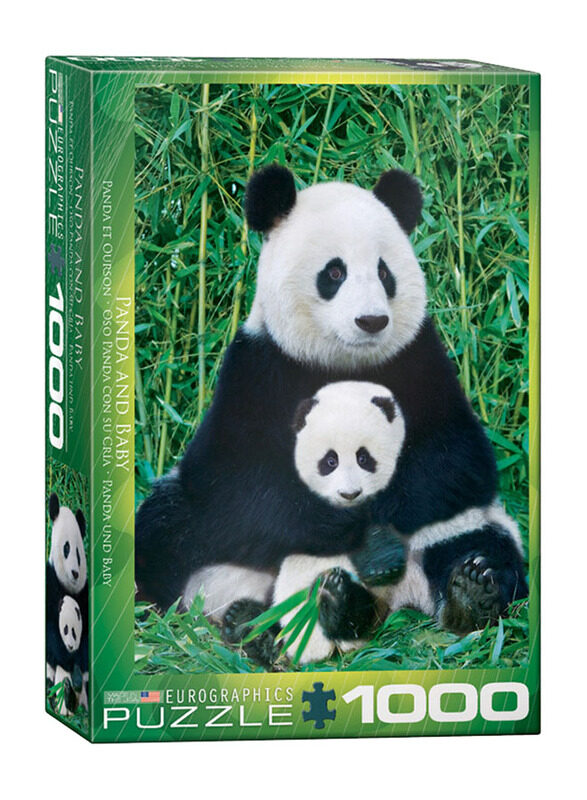 

EuroGraphics 1000-Piece Set Panda Bear & Baby Puzzle