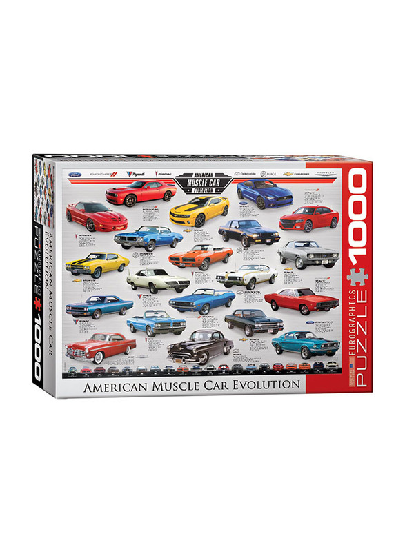 Eurographics 1000-Piece American Muscle Car Evolution Puzzle