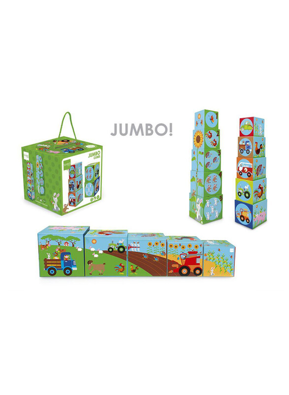

Scratch Europe Stacking Tower Jumbo Farm, 5 Pieces, Ages 1+, Multicolour