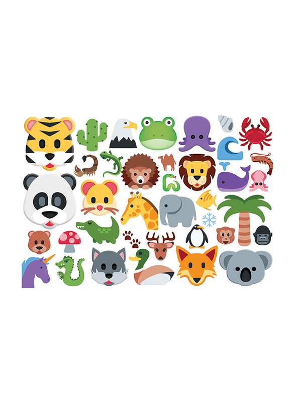 Eurographics 100-Piece Set Emojipuzzle-Wild Animals Puzzle