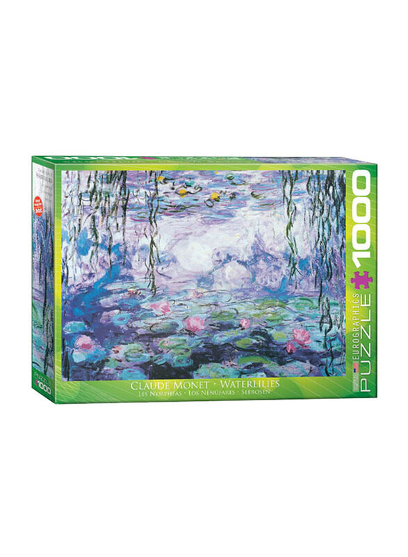 

Eurographics 1000-Piece Waterlilies by Claude Monet Puzzle