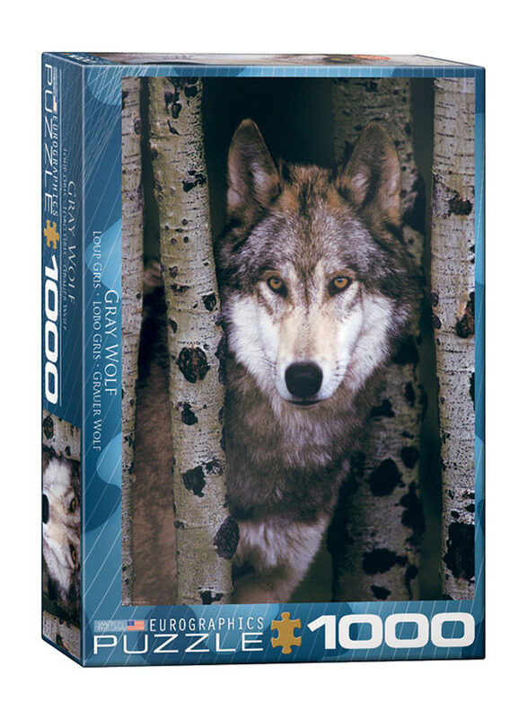 

Eurographics 1000-Piece Gray Wolf Puzzle