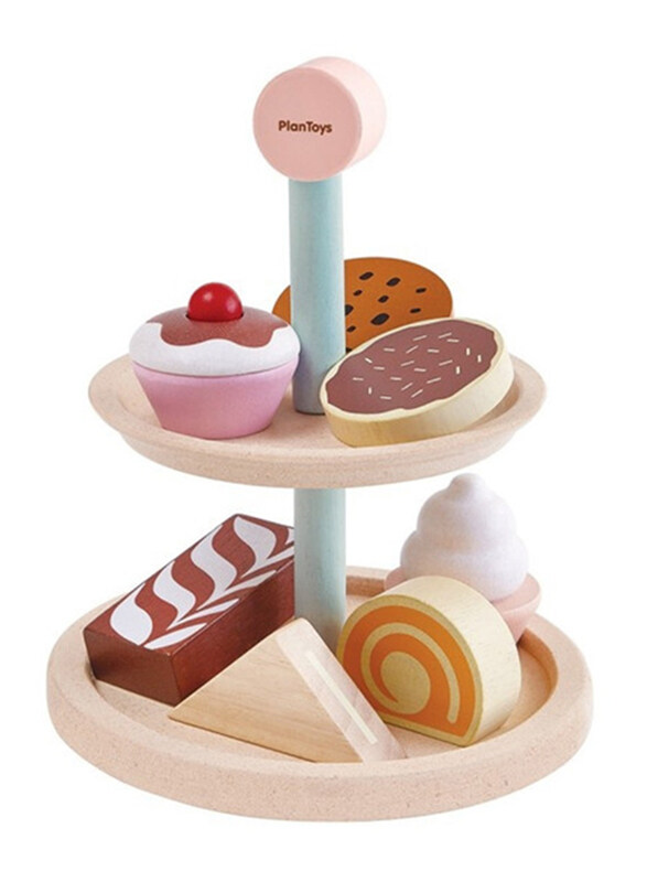 

Plan Toys Plantoys Bakery Stand Set, 8 Pieces, Ages 2+