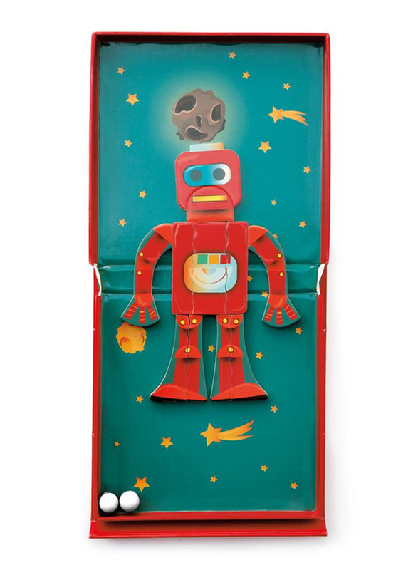 Scratch Europe 11-Piece Set 2-in-1 Robot Run Magnetic Puzzle
