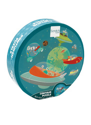 Scratch Europe 31-Piece Space Contour Puzzle Set, Age 3+