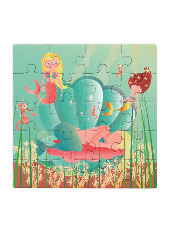 Scratch Europe 2 x 20-Piece Set Mermaids Magnetic Book To Go Puzzle