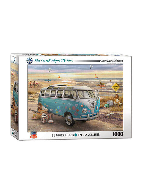 

Eurographics 1000-Piece The Love & Hope VW Bus Puzzle