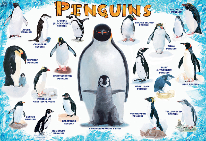 EuroGraphics 100-Piece Set Penguins Puzzle