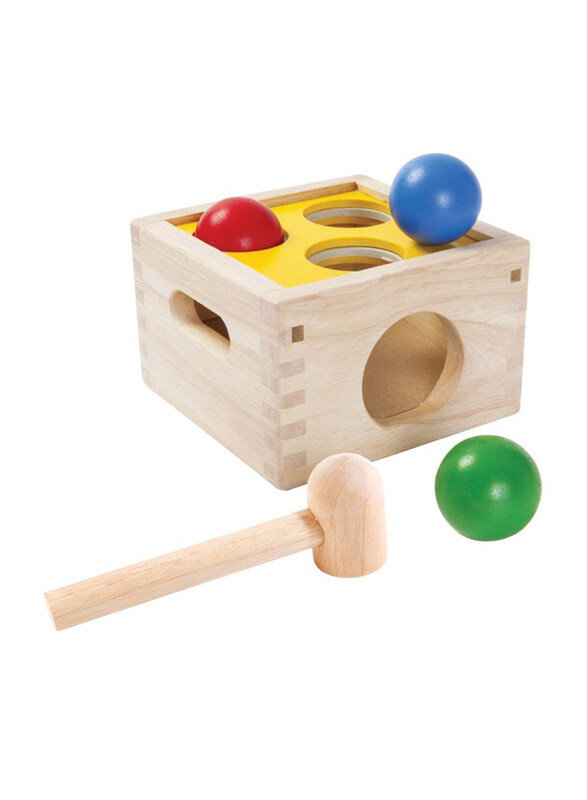

Plan Toys Punch & Drop, 5 Pieces, Ages 1+, Multicolour
