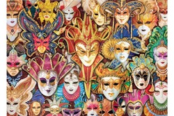 Eurographics 1000-Piece Venice Carnival Masks Puzzle