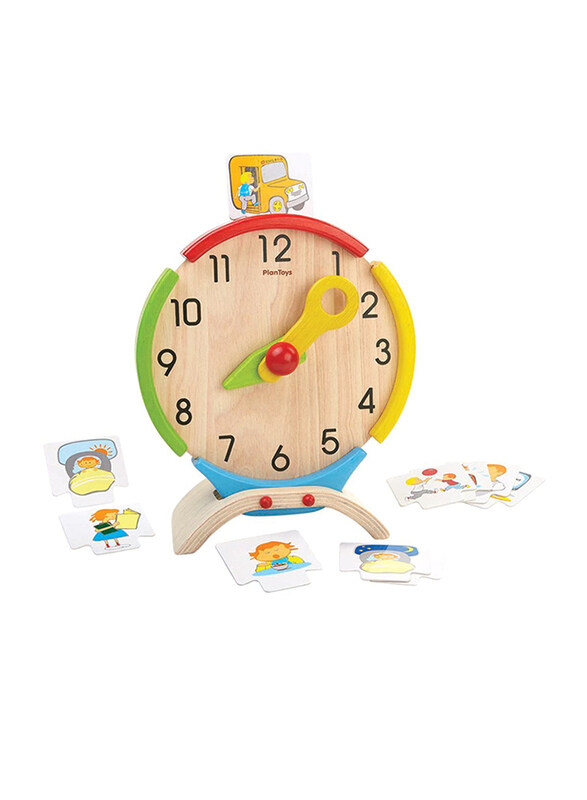 

Plan Toys Activity Clock, Ages 4+, Multicolour
