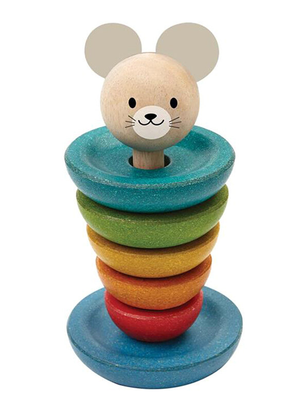 

Plan Toys Mouse Stacking Ring, Ages 1+, Multicolour