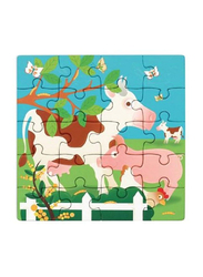 Scratch Europe 2 x 20-Piece Farm Magnetic Puzzle Book to Go Set, Age 3+