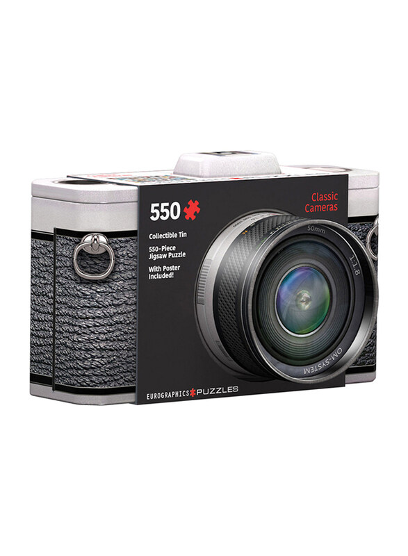 

Eurographics 550-Piece Set In A Collectible Tin Classic Cameras Puzzle