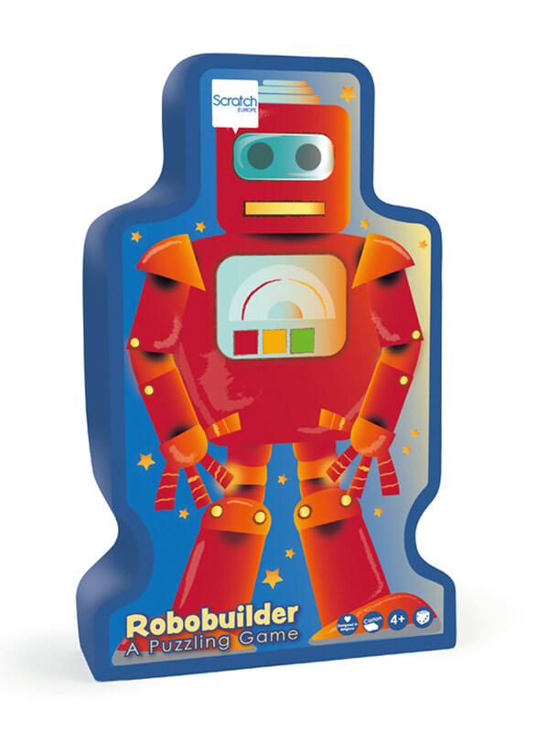 

Scratch Europe 6-Piece Set Robobuilder Puzzling Game