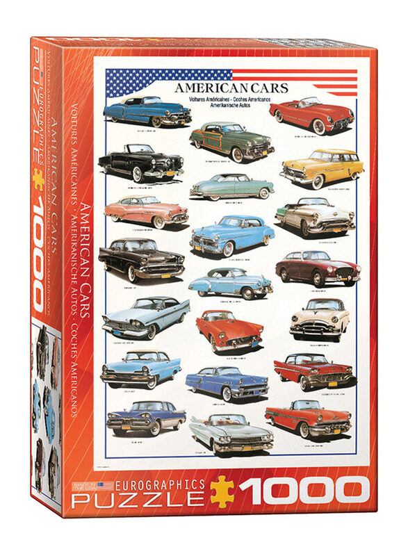 

Eurographics 1000-Piece American Cars Puzzle