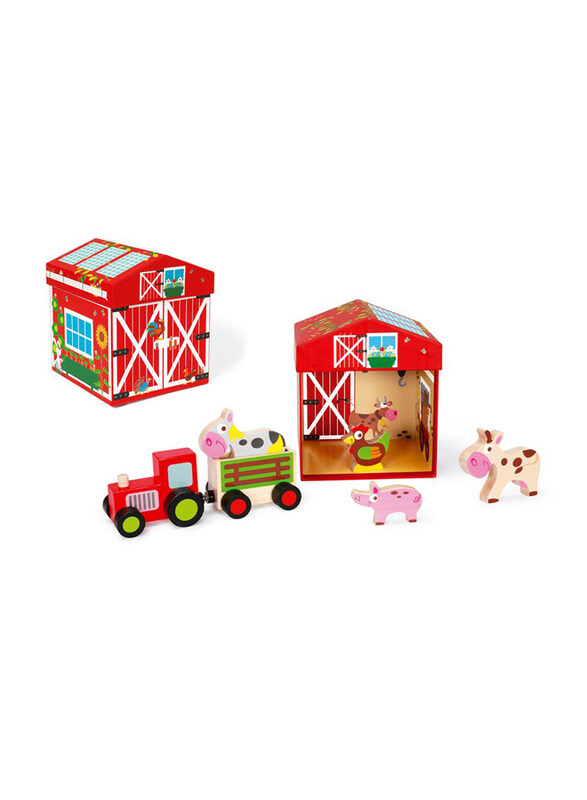 

Scratch Europe 2-in-1 Play Box Farm - Mix + Play, Ages 3+, Multicolour