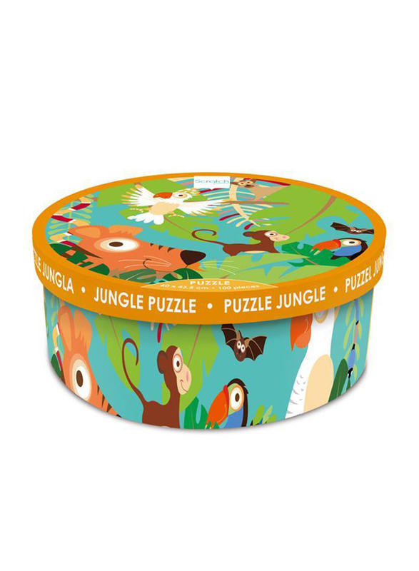 Scratch Europe 100-Piece Set Jungle Puzzle
