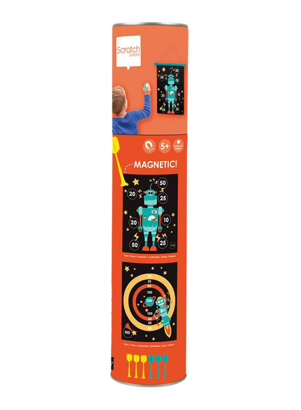 

Scratch Europe Robot Magnetic Darts, Multicolour