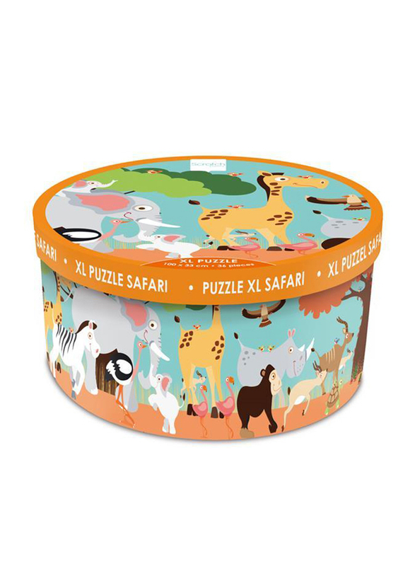 Scratch Europe 36-Piece Set Safari Puzzle