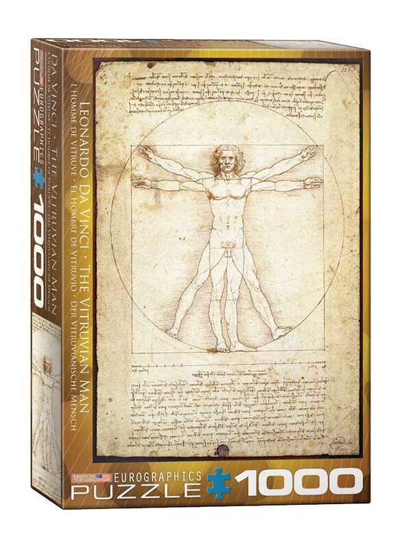 

Eurographics 1000-Piece Vitruvian Man Puzzle