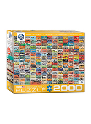 Eurographics 2000-Piece Volkswagen Groovy Bus Puzzle