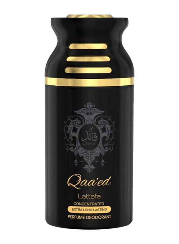 

Lattafa Qaeed Deodorant, Black, 200ml