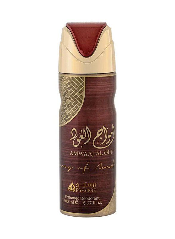 

Lattafa Amwaaj Al Oud Deodorant Perfumed Spray, 200ml