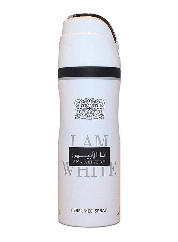 

Lattafa Ana Abiyedh I am White Deodorant Perfumed Spray, 200ml