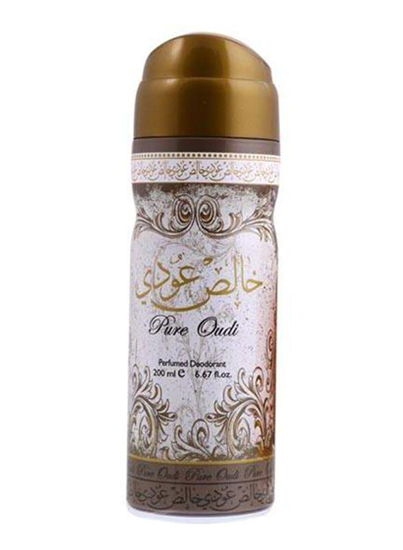 

Lattafa Khalis Pure Oudi Deodorant Spray, 200ml