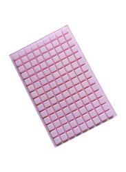 126-Cavity Flexible and Non-Stick Mini Ice Cube Mould, Pink