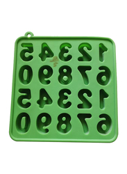 Number Shaped Silicone Mould, MSCE-5517, 16x6cm, Green