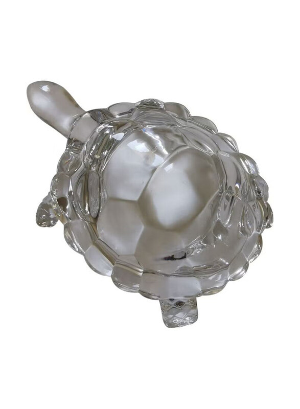 

Generic Glass Crystal Mini Turtle Tortoise Showpiece Gift, 8 x 7cm, Clear