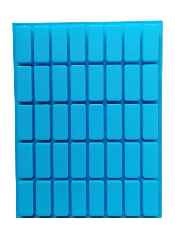 

Generic 29cm 40-Cavity Caramel Rectangle Baking Mould, 29 x 22cm, Blue