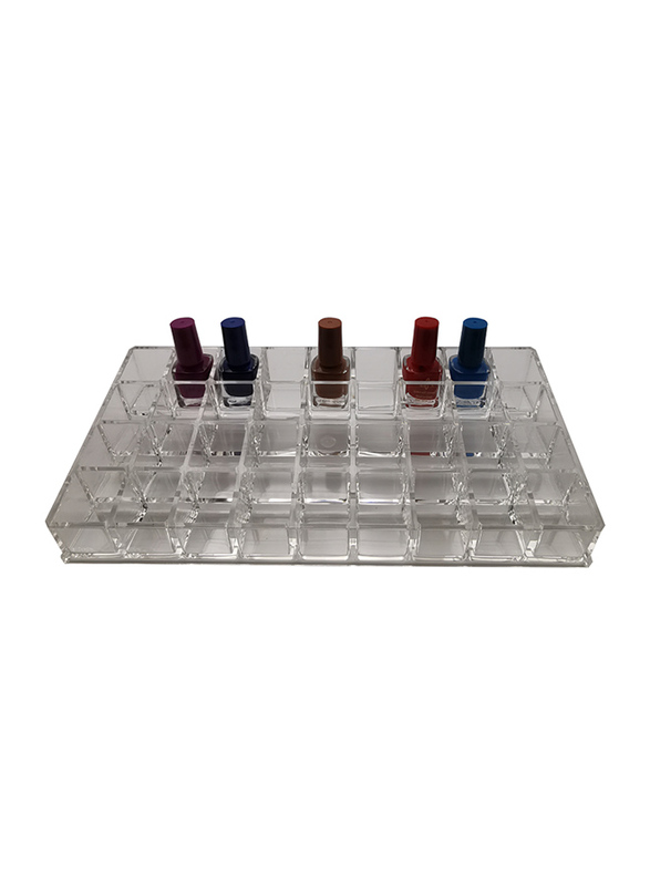 36 Holes Acrylic Cosmetic Makeup Organizer Lipstick Holder Storage Case, Clear