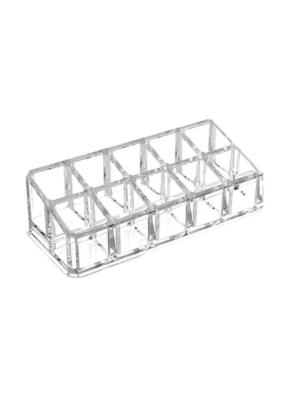 

Generic 12-Grid Acrylic Cosmetics Organizer, Clear