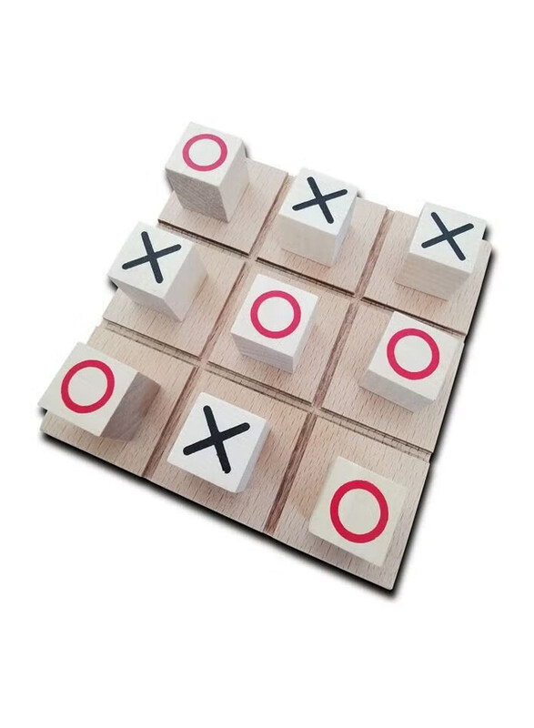 

Generic Handmade & Organic Traditional Wooden Tic Tac Toe Game Brown