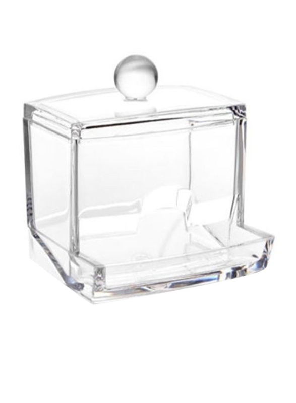 Q-Tip Cotton Swab Box Case, Clear