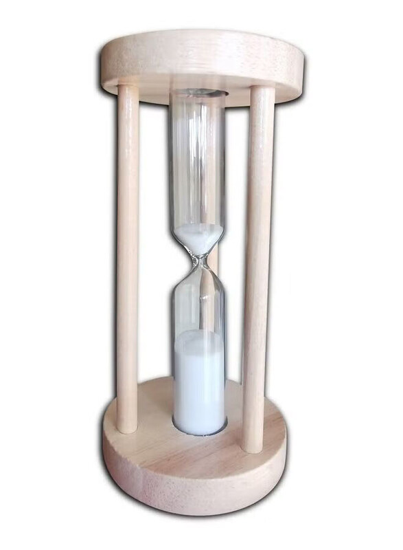 

Generic Antique Design Beautiful 5 Minutes Sand Timer, Brown/White