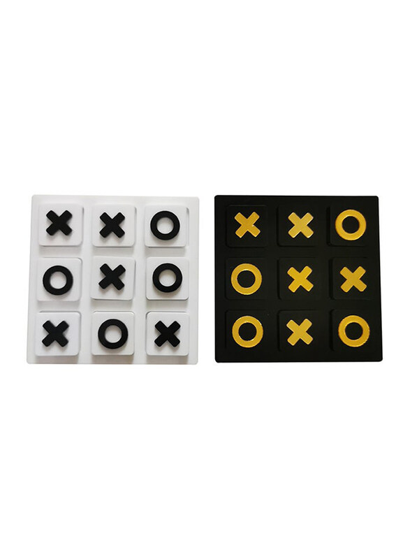 

Generic 2-Piece Acrylic Tic Tac Toe Game Set, Multicolour