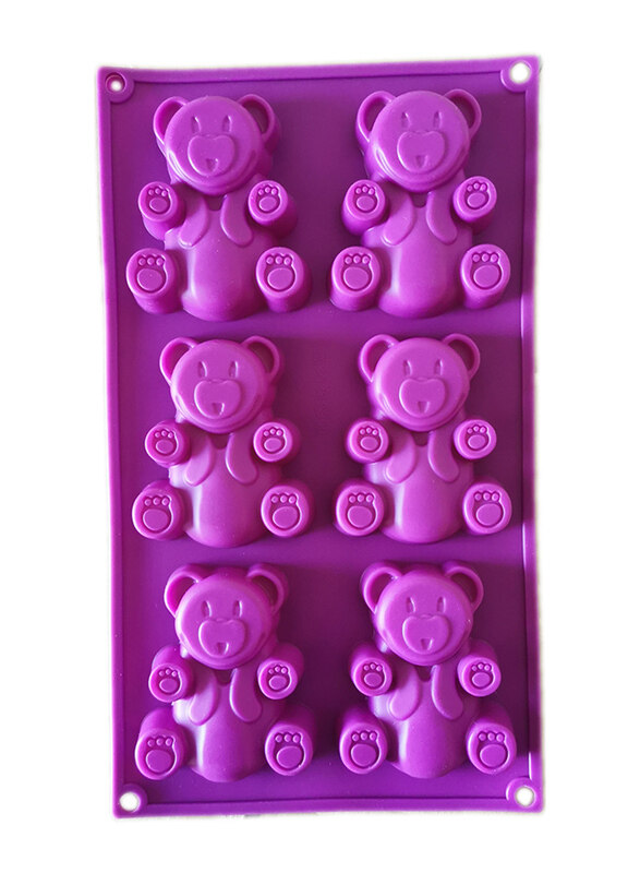 

Generic Silicone 3D Mould for Cake Decoration, Purple