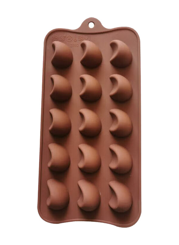 

Generic 15-Cavity Silicone Mould, MSCE-5513, 16x16cm, Brown