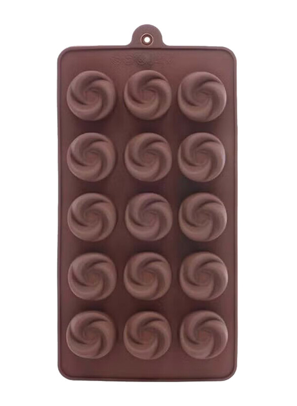 

Liying Silicone Multipurpose Rose Bake Mold, LY156, 8.5x4x1inch, Brown